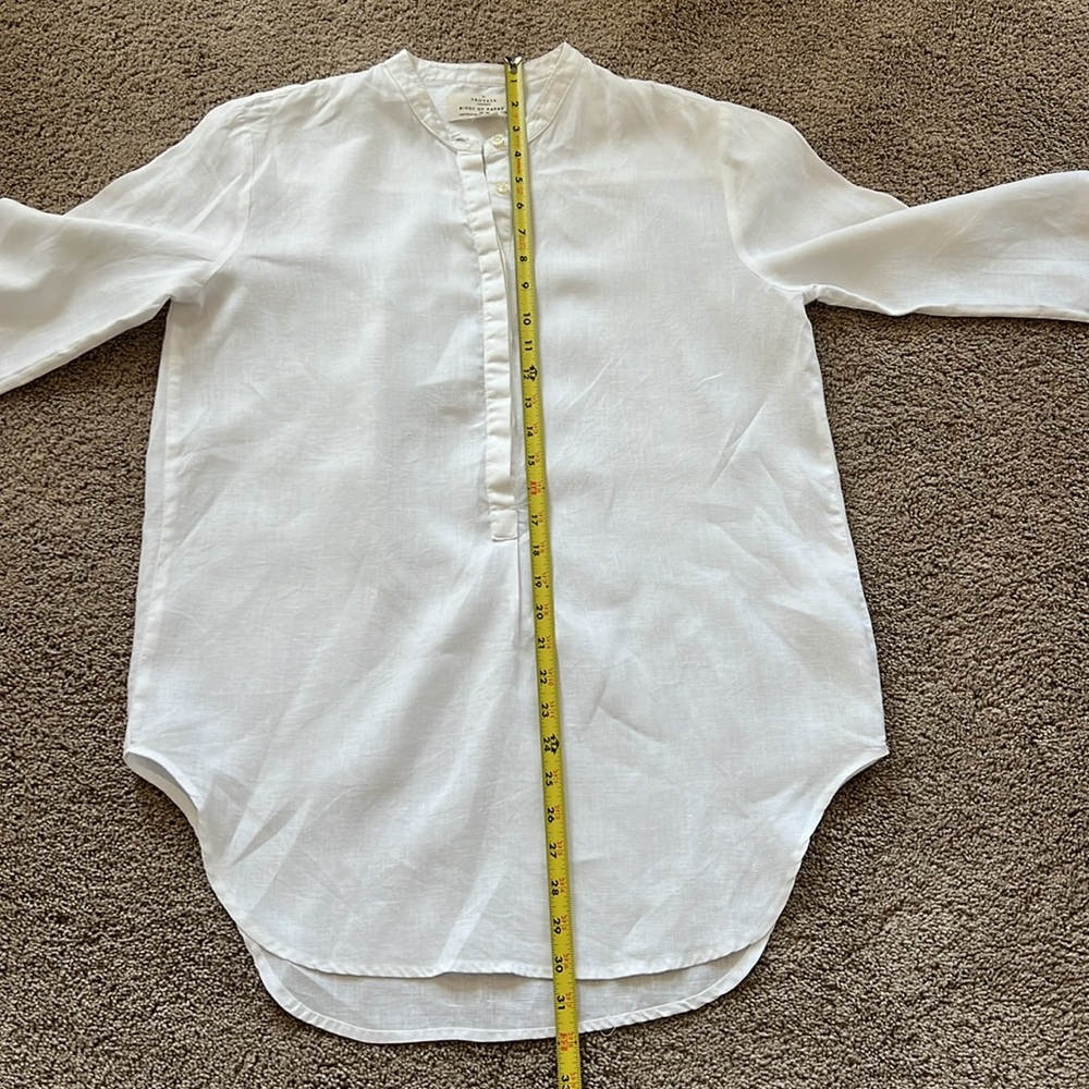 TROVATA Linen Tori Henley Tunic - Picture 14 of 15